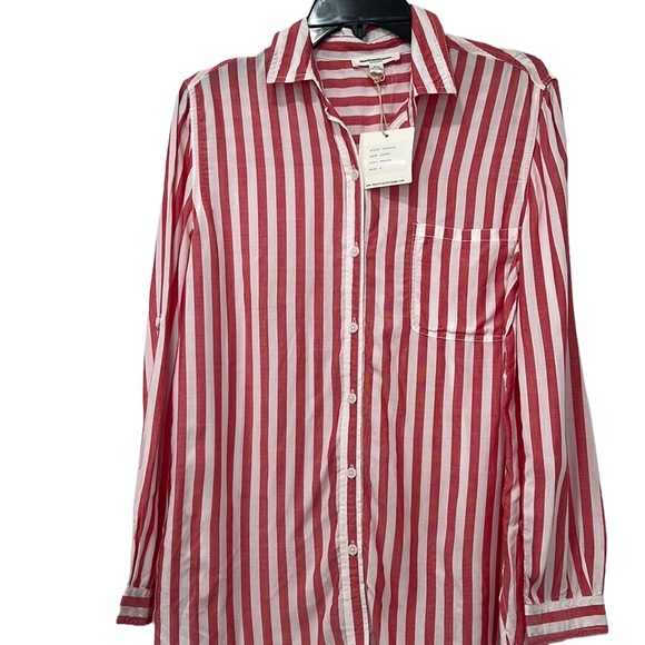 Beachlunchlounge striped long sleeve shirt size S - Picture 4 of 14